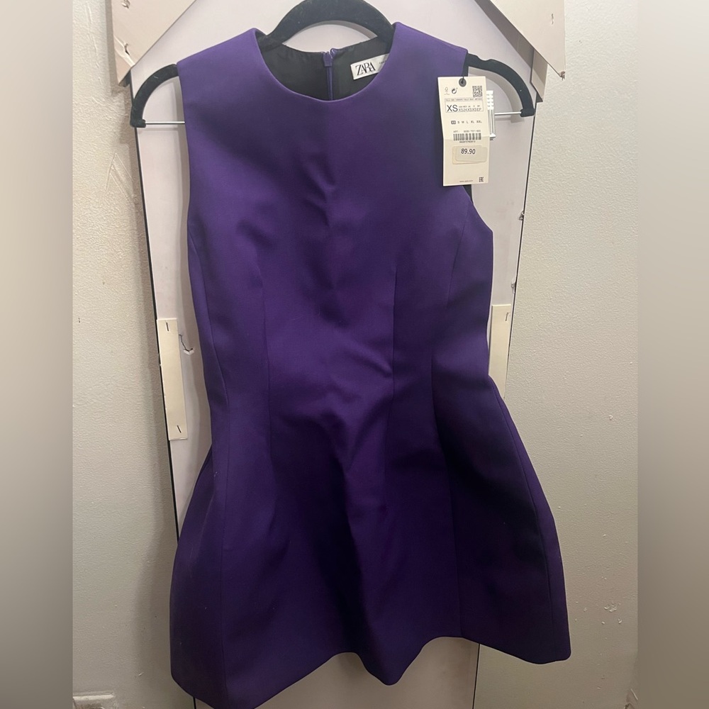 Zara  voluminous short dress 2022